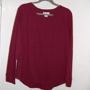 Maroon 100%  cotton tee
